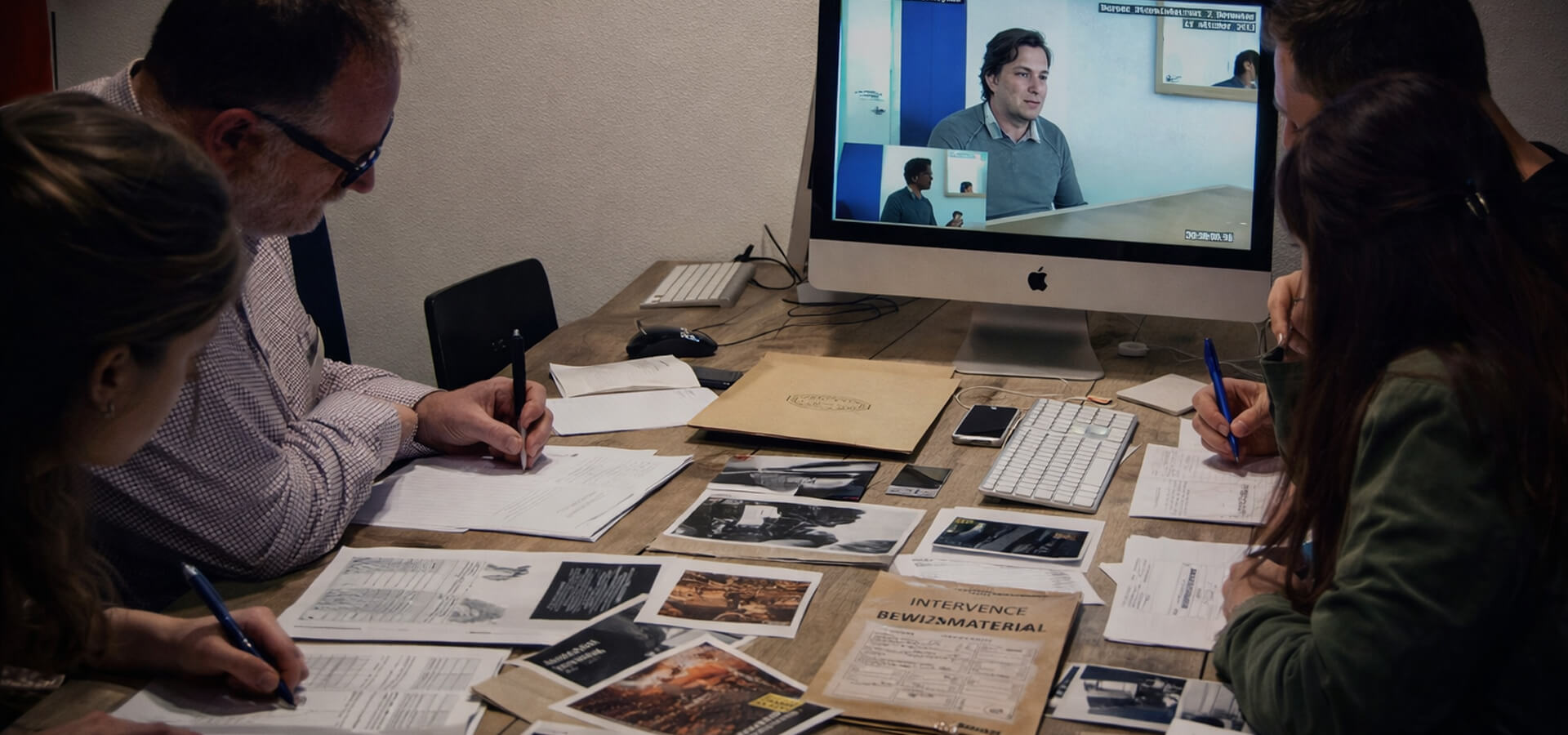 Wie is de Dader? moordspel sfeerbeeld